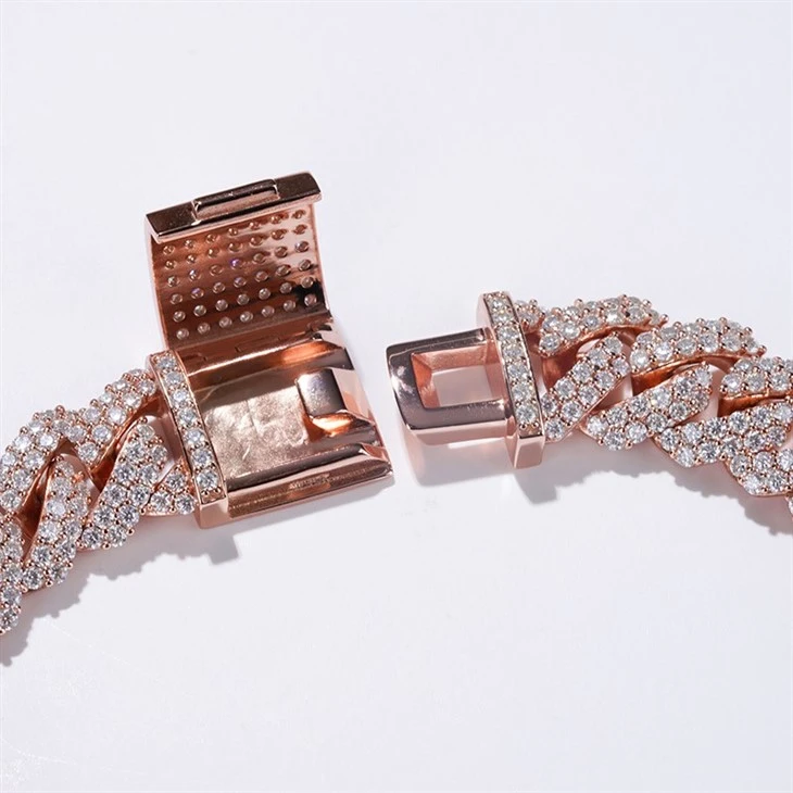 Moissanite Diamond Cuban Necklace