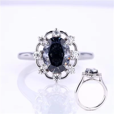 แหวนมอยซาไนต์ทอง 14k